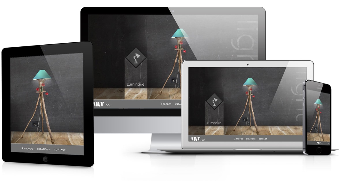 site web responsive décoratrice
