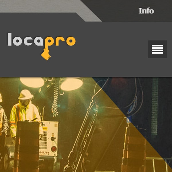 Création site web et logo - Agence de location de matériel à Paris (75)