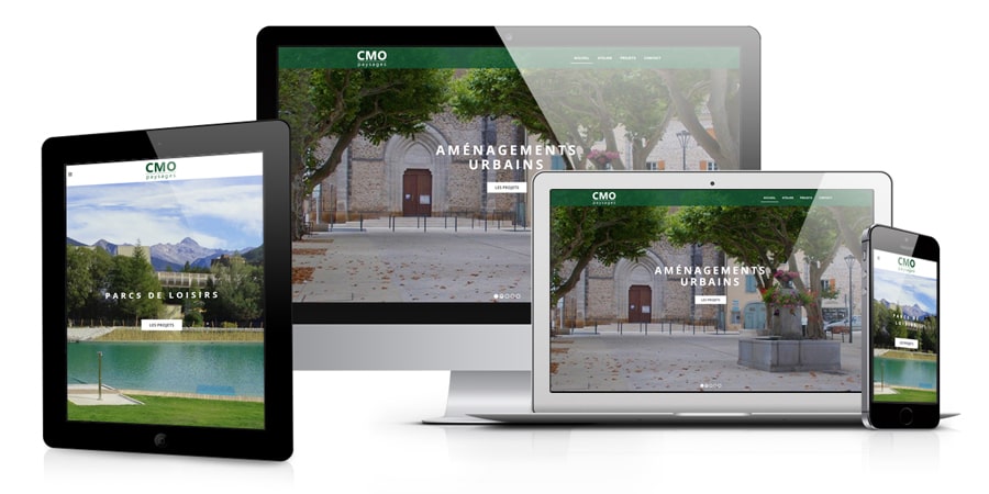 Site web Conception et Maîtrise d’œuvre paysagère à Nîmes