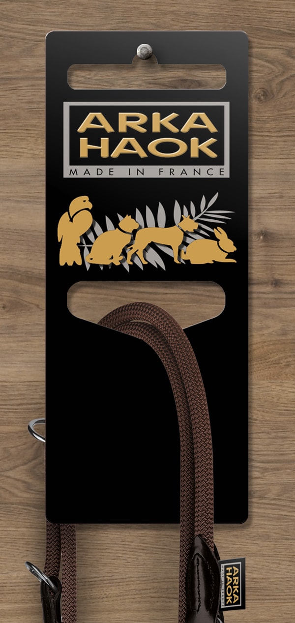 Création print pour entreprise d'accessoire animaux à nimes
