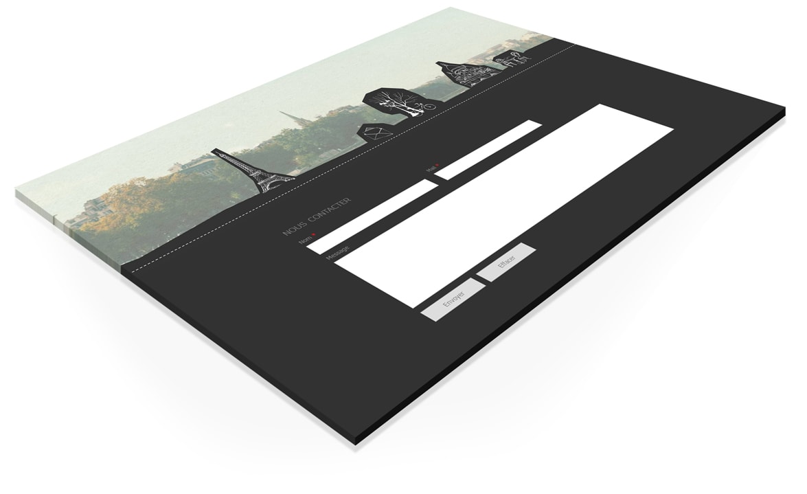 maquette web agence location velo